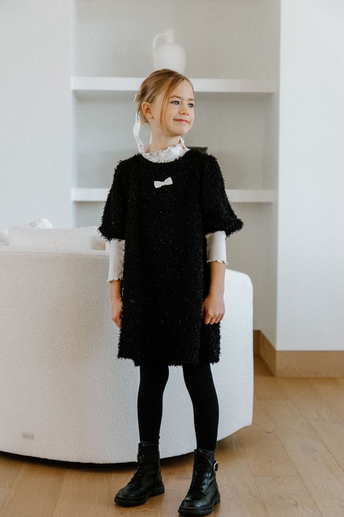 Black winter dress LA R MINI Black winter dress LA R MINI