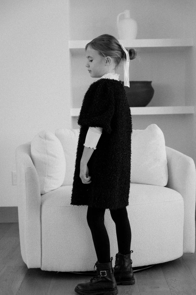 Black winter dress LA R MINI Black winter dress LA R MINI