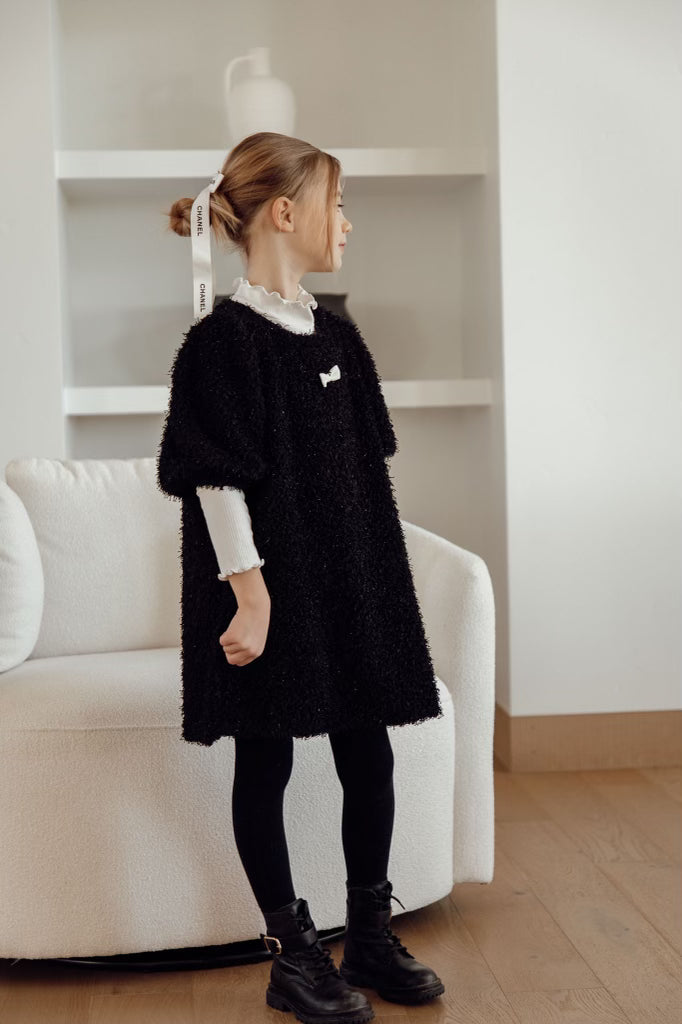 Black winter dress LA R MINI Black winter dress LA R MINI